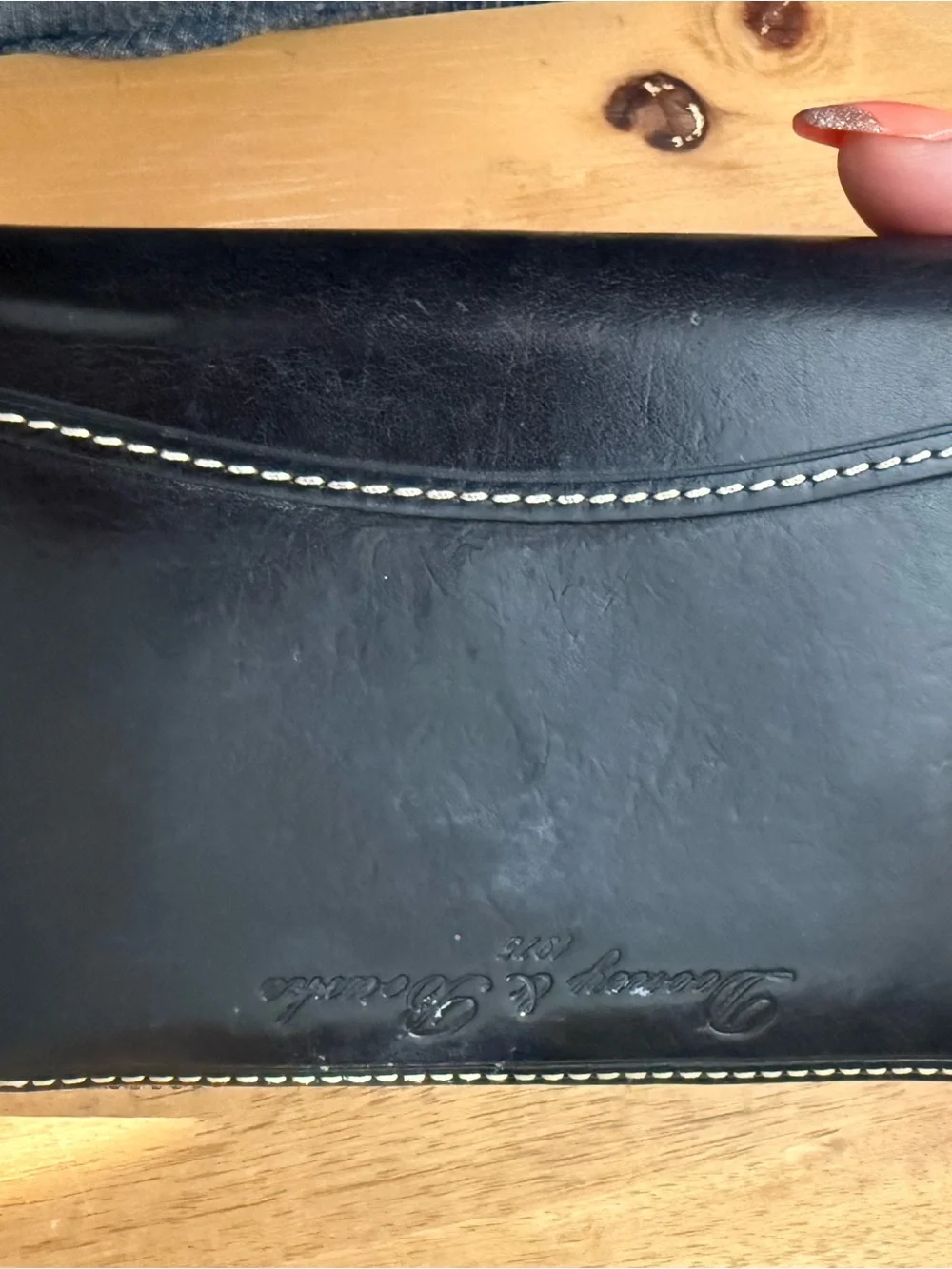 Dooney & Bourke Black Leather Women's Wallet